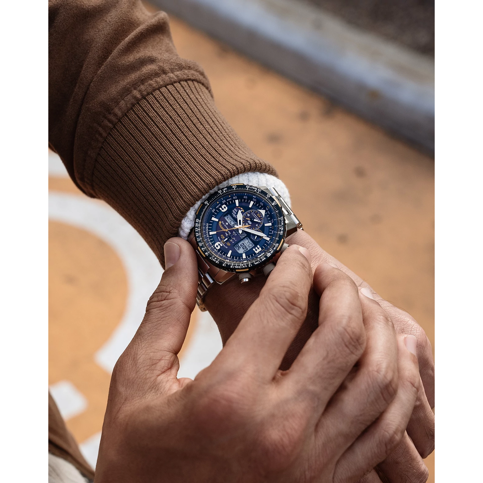 Reloj Citizen Promaster Skyhawk A-T Cronómetraje Atómico JY8078-52L | Elegancia relojería